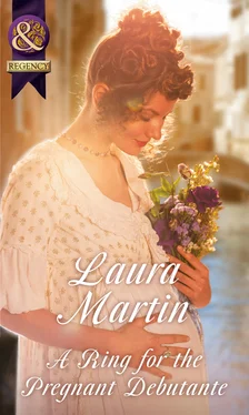 Laura Martin A Ring For The Pregnant Debutante обложка книги