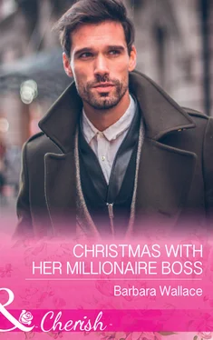 Barbara Wallace Christmas With Her Millionaire Boss обложка книги