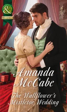 Amanda McCabe The Wallflower's Mistletoe Wedding обложка книги