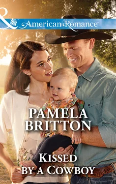 Pamela Britton Kissed by a Cowboy обложка книги