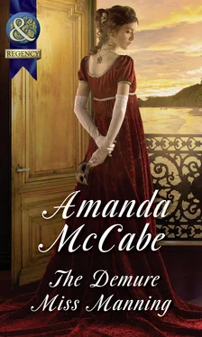 Amanda McCabe The Demure Miss Manning обложка книги