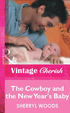 Sherryl Woods The Cowboy and the New Year's Baby обложка книги