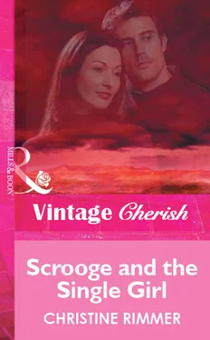 Christine Rimmer Scrooge and the Single Girl обложка книги