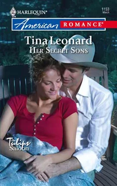 Tina Leonard Her Secret Sons обложка книги