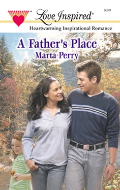 Marta Perry A Father's Place обложка книги