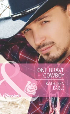 Kathleen Eagle One Brave Cowboy обложка книги