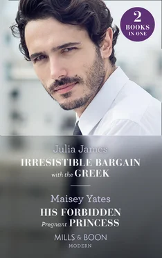 Julia James Irresistible Bargain With The Greek / His Forbidden Pregnant Princess обложка книги