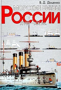 Виталий Доренко Морские битвы России. XVIII-XX вв. обложка книги