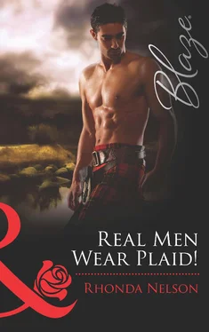 Rhonda Nelson Real Men Wear Plaid! обложка книги