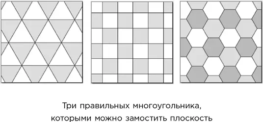 Кроме них плоскость можно замостить громадным количеством менее правильных - фото 171