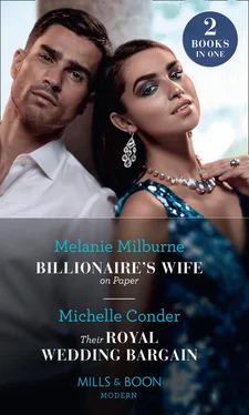 Michelle Conder Billionaire's Wife On Paper / Their Royal Wedding Bargain обложка книги