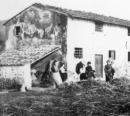 Дом в Анкьяно фотография около 1900 г Скорее всего дом стоял в верхней - фото 5