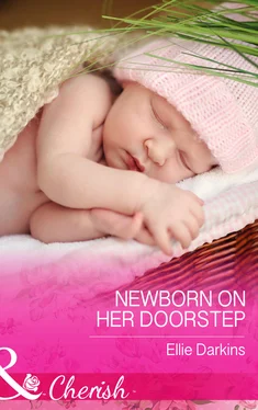 Ellie Darkins Newborn on Her Doorstep