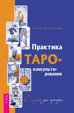 Анна Новикова Практика Таро-консультирования. С нуля до профи обложка книги