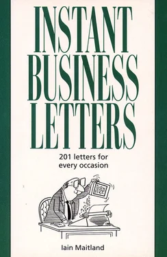 Iain Maitland Instant Business Letters обложка книги