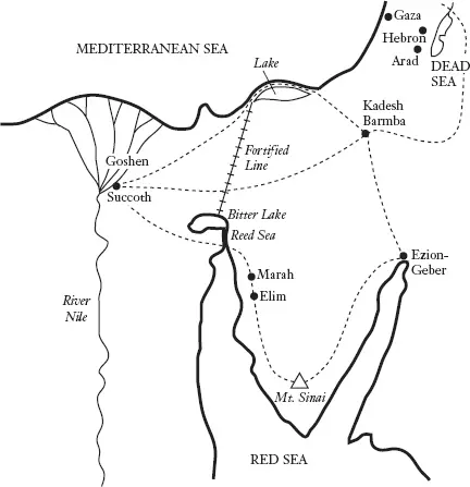 The third possibility was the southern route down to Mount Sinai where Moses - фото 15