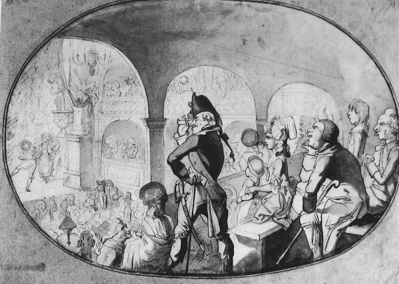 Das Publikum amüsiert sich J H Ramberg 1785 Von freien und unfreien - фото 17