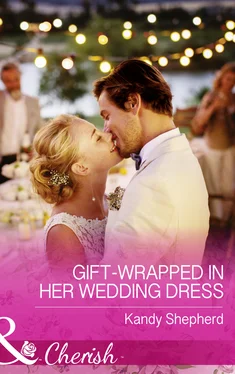 Kandy Shepherd Gift-Wrapped In Her Wedding Dress