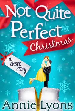 Annie Lyons A Not Quite Perfect Christmas обложка книги