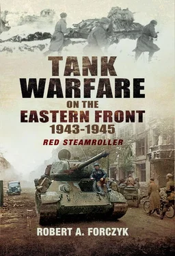 Robert Forczyk Tank Warfare on the Eastern Front, 1943-1945: Red Steamroller обложка книги