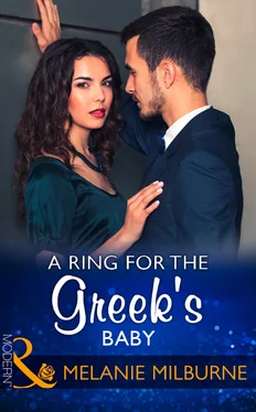 Melanie Milburne A Ring For The Greek's Baby обложка книги
