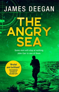 James Deegan The Angry Sea обложка книги