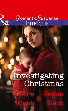 Debra & Regan Webb & Black Investigating Christmas обложка книги