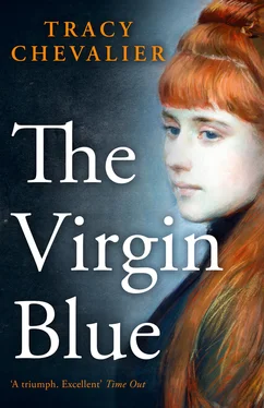 Tracy Chevalier The Virgin Blue обложка книги