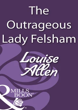 Louise Allen The Outrageous Lady Felsham обложка книги