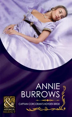 Annie Burrows Captain Corcoran's Hoyden Bride обложка книги