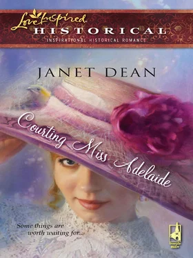 Janet Dean Courting Miss Adelaide обложка книги