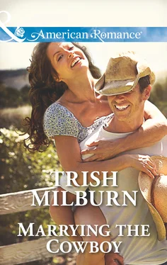 Trish Milburn Marrying the Cowboy обложка книги