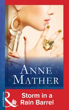 Anne Mather Storm In A Rain Barrel обложка книги