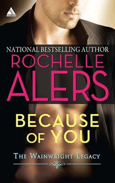 Rochelle Alers Because of You обложка книги