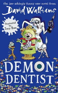 David Walliams Demon Dentist обложка книги