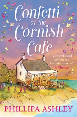 Phillipa Ashley Confetti at the Cornish Café обложка книги