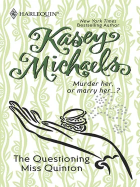 Kasey Michaels The Questioning Miss Quinton обложка книги