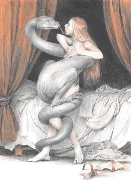 С легендой о Линдвурме совершенно явно и достаточно сексуально связан Гад - фото 102