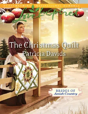 Patricia Davids The Christmas Quilt обложка книги