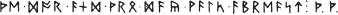 The last two runes are the initials of Thror and Thrain The moonrunes read by - фото 11