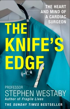 Stephen Westaby The Knife’s Edge обложка книги