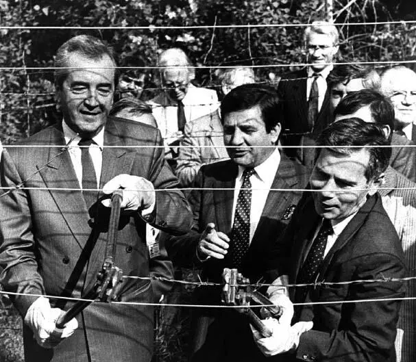 Horn and Mock cut the Iron Curtain It was of course something of a - фото 16
