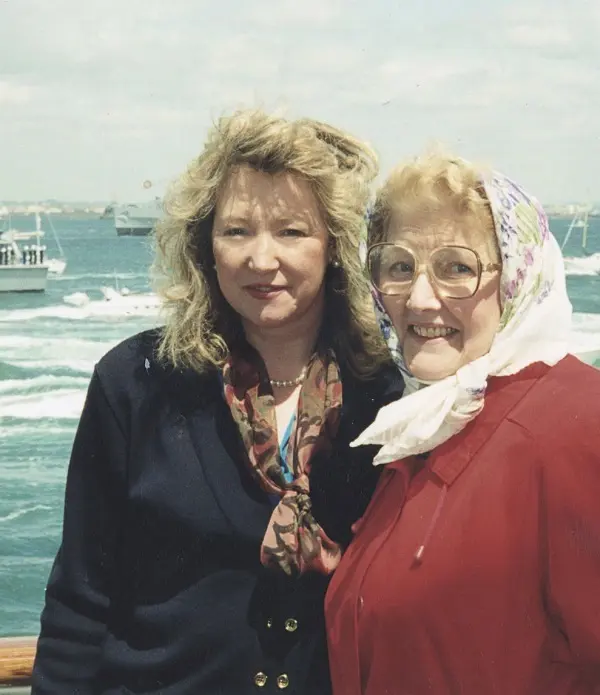With Miss Peggy Hoath on Britannia during the VE Celebrations in 1995 Now - фото 24