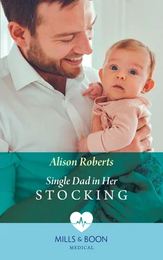 Alison Roberts Single Dad In Her Stocking обложка книги