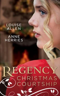Louise Allen Regency Christmas Courtship обложка книги
