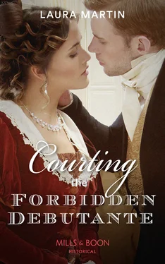 Laura Martin Courting The Forbidden Debutante обложка книги