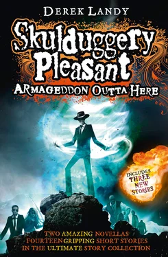 Derek Landy Armageddon Outta Here - The World of Skulduggery Pleasant обложка книги