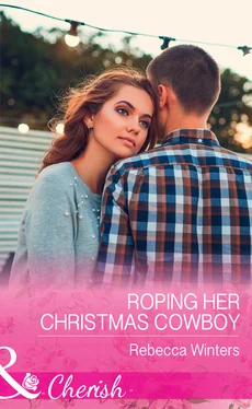 Rebecca Winters Roping Her Christmas Cowboy обложка книги