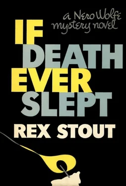 Rex Stout If Death Ever Slept обложка книги