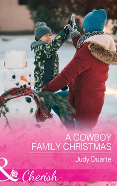 Judy Duarte A Cowboy Family Christmas обложка книги